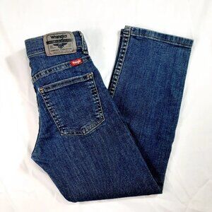 Wrangler Five Star Jeans Boys 8 Regular Straight Fit Medium Wash Denim